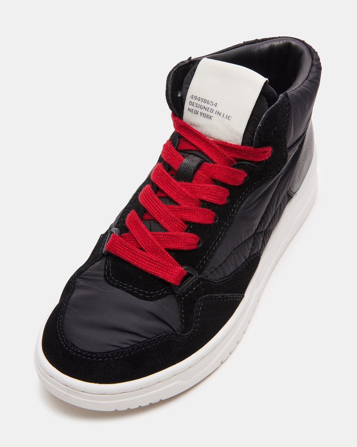 EVERETT Black Multi High-Top Lace-Up Sneaker | Women's Sneakers | Steve Madden Best Price