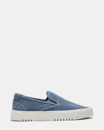MURPHY Denim Suede Low-Top Sneaker | Women's Sneakers | Steve Madden Value