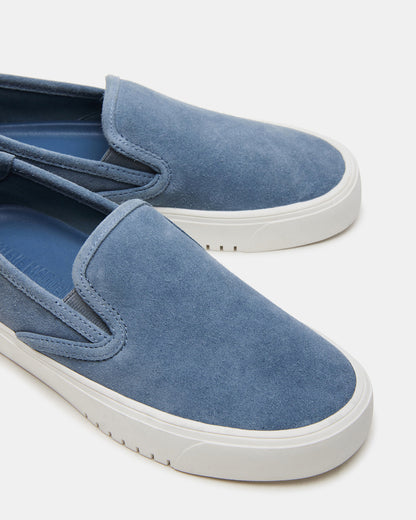 MURPHY Denim Suede Low-Top Sneaker | Women's Sneakers | Steve Madden Value