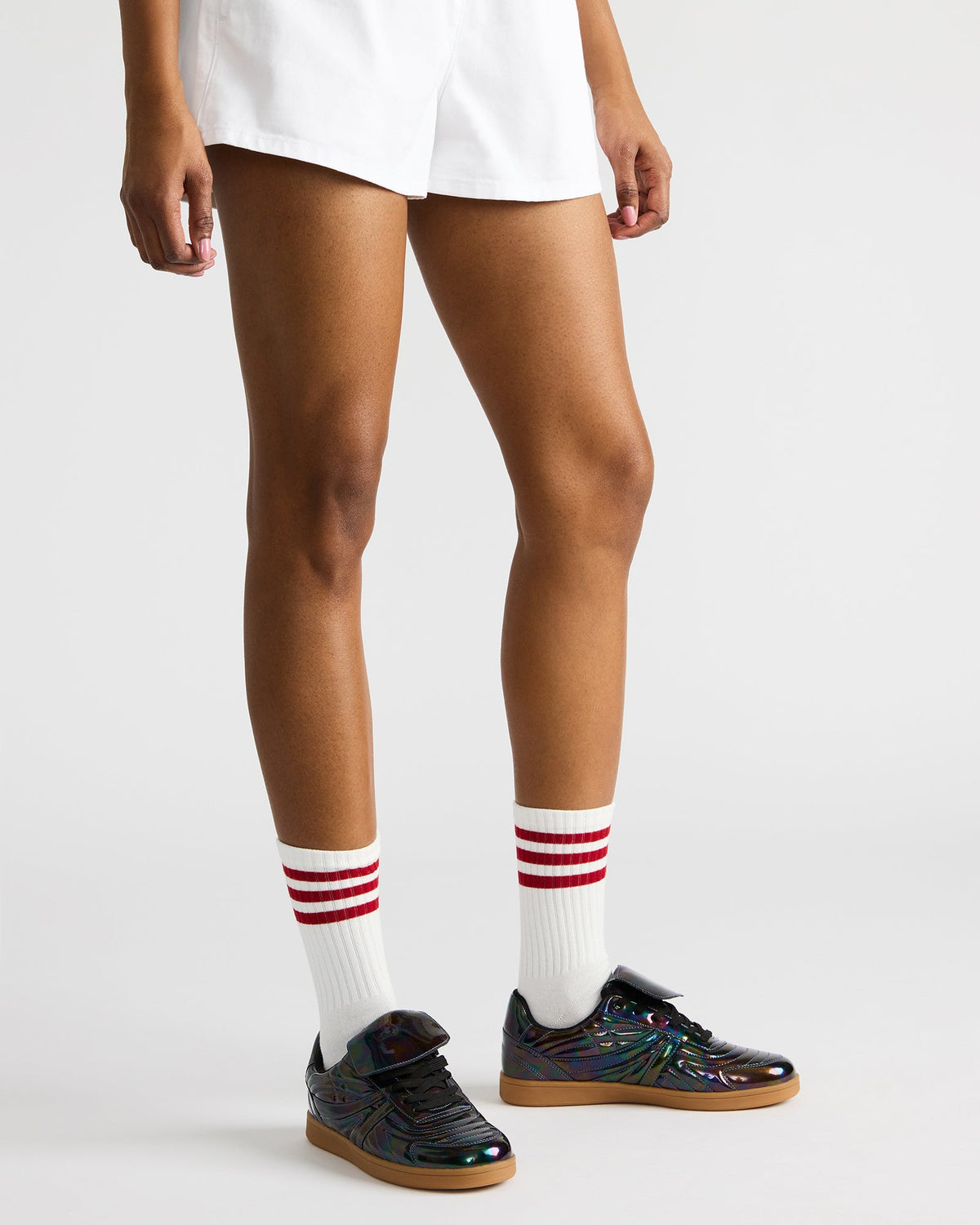 MADRID Iridescent Women's Low-Top Sneakers | Steve Madden Smart Buy