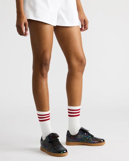 MADRID Iridescent Women's Low-Top Sneakers | Steve Madden Smart Buy