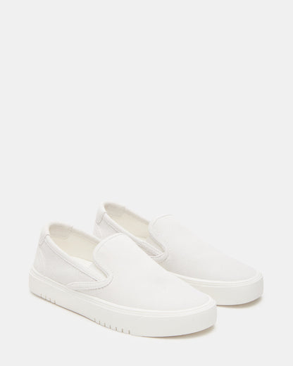 MURPHY White Suede Women's Low-Top Sneaker | Steve Madden Latest