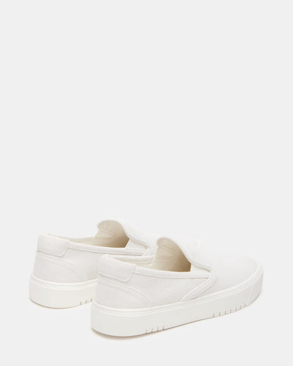 MURPHY White Suede Women's Low-Top Sneaker | Steve Madden Latest