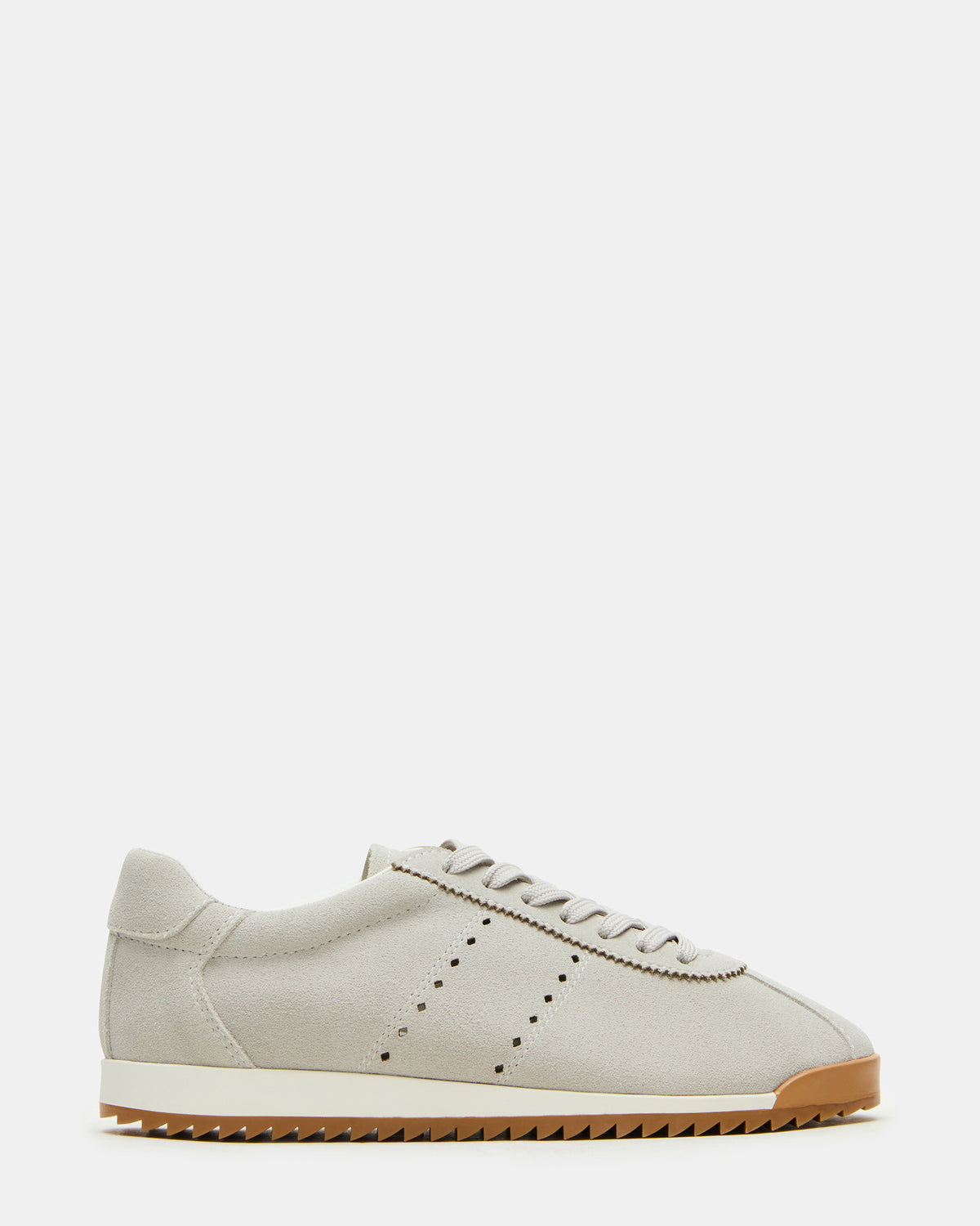 MIRAGE Grey Suede Low-Top Sneaker | Women's Sneakers | Steve Madden Great Value