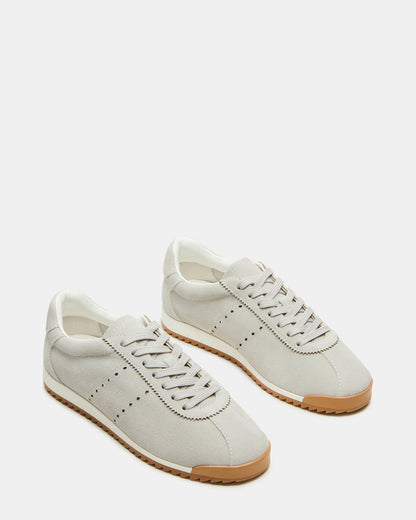 MIRAGE Grey Suede Low-Top Sneaker | Women's Sneakers | Steve Madden Great Value