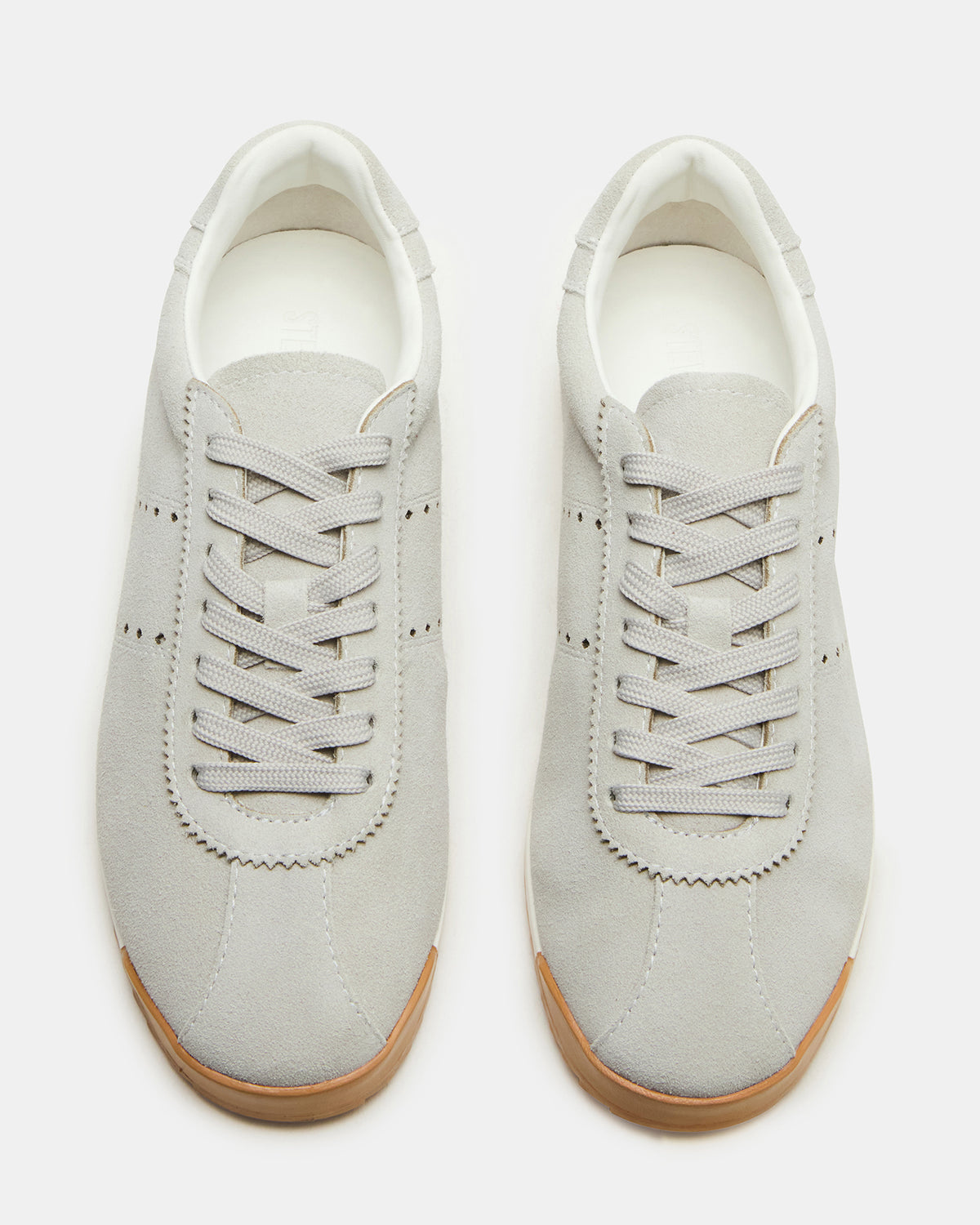 MIRAGE Grey Suede Low-Top Sneaker | Women's Sneakers | Steve Madden Great Value
