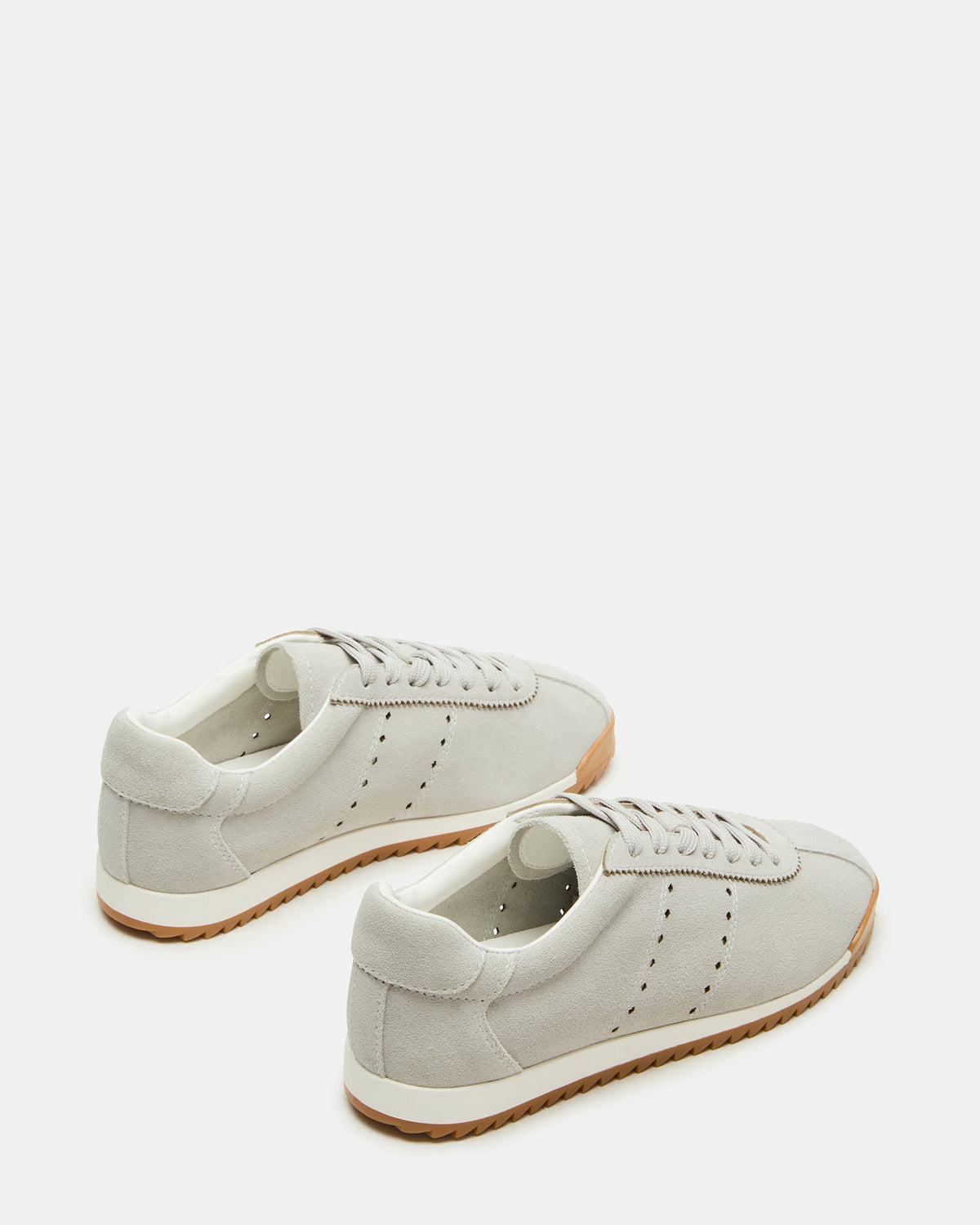 MIRAGE Grey Suede Low-Top Sneaker | Women's Sneakers | Steve Madden Great Value