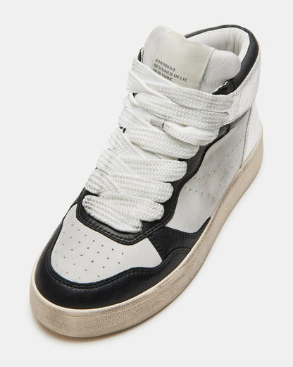 ENDLESS Black White High-Top Lace-Up Sneaker | Women's Sneakers | Steve Madden Value