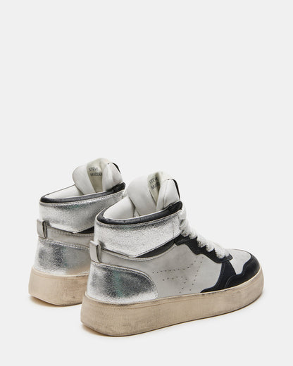 ENDLESS Black White High-Top Lace-Up Sneaker | Women's Sneakers | Steve Madden Value