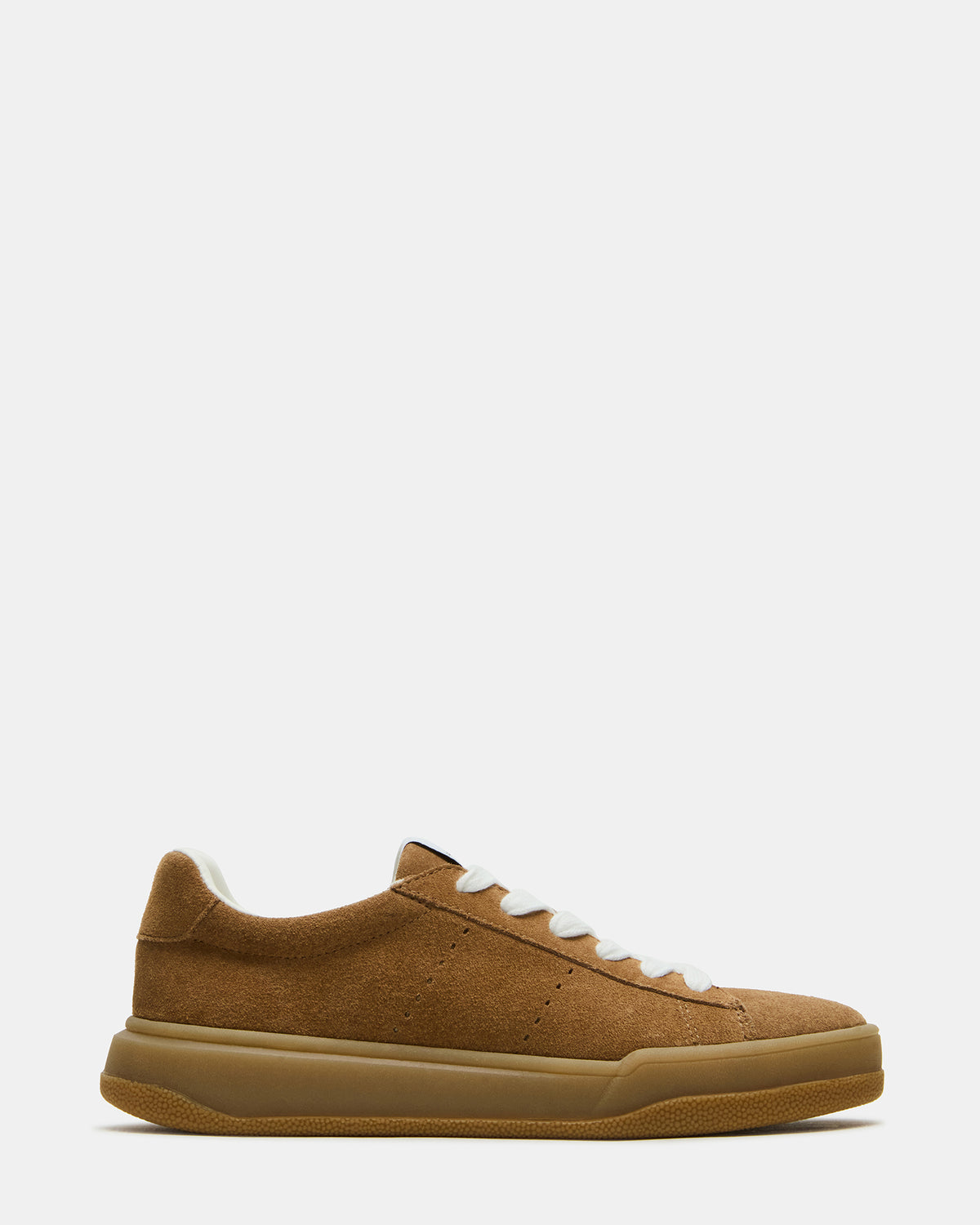 STRIVE Tan Suede Low-Top Lace-Up Sneaker | Women's Sneakers | Steve Madden Sale