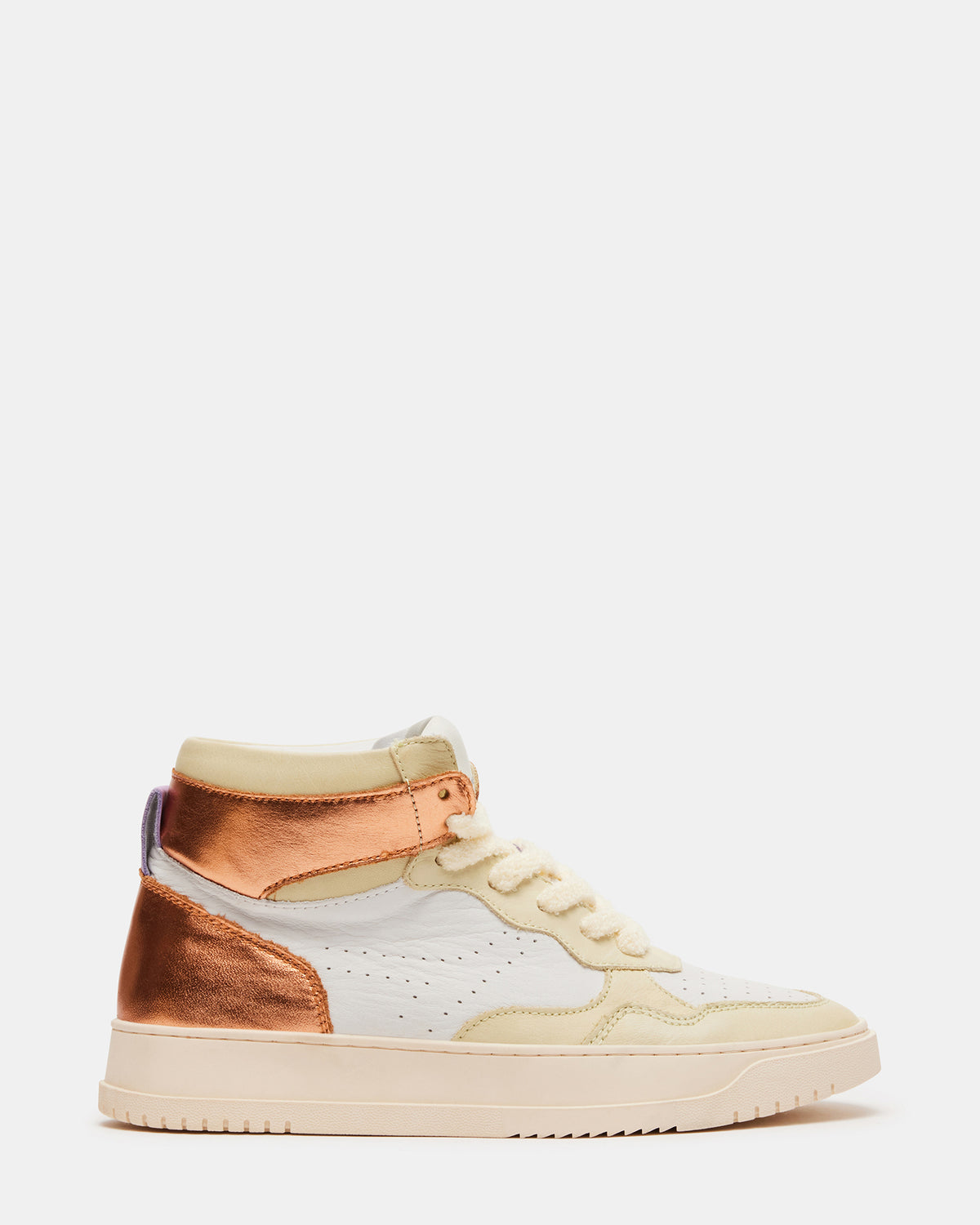 MARKED Yellow Multi High-Top Lace-Up Sneaker | Women's Sneakers | Steve Madden Recommended