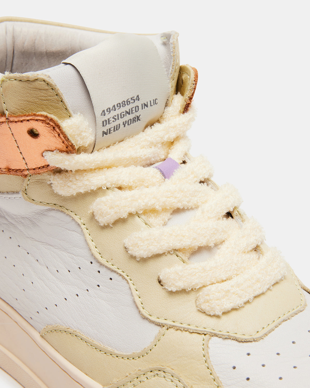 MARKED Yellow Multi High-Top Lace-Up Sneaker | Women's Sneakers | Steve Madden Recommended