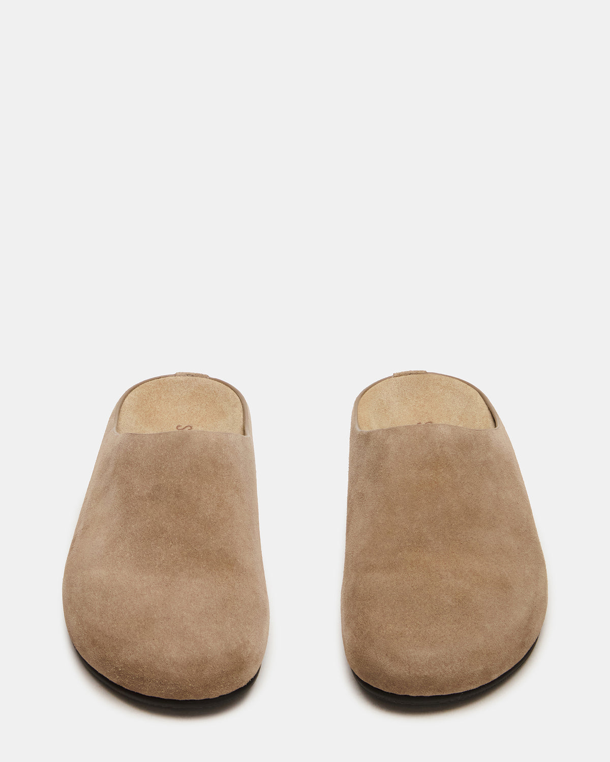 FERN Taupe Suede Mule Slip-On Round-Toe Women's Flat | Steve Madden Hot Sale