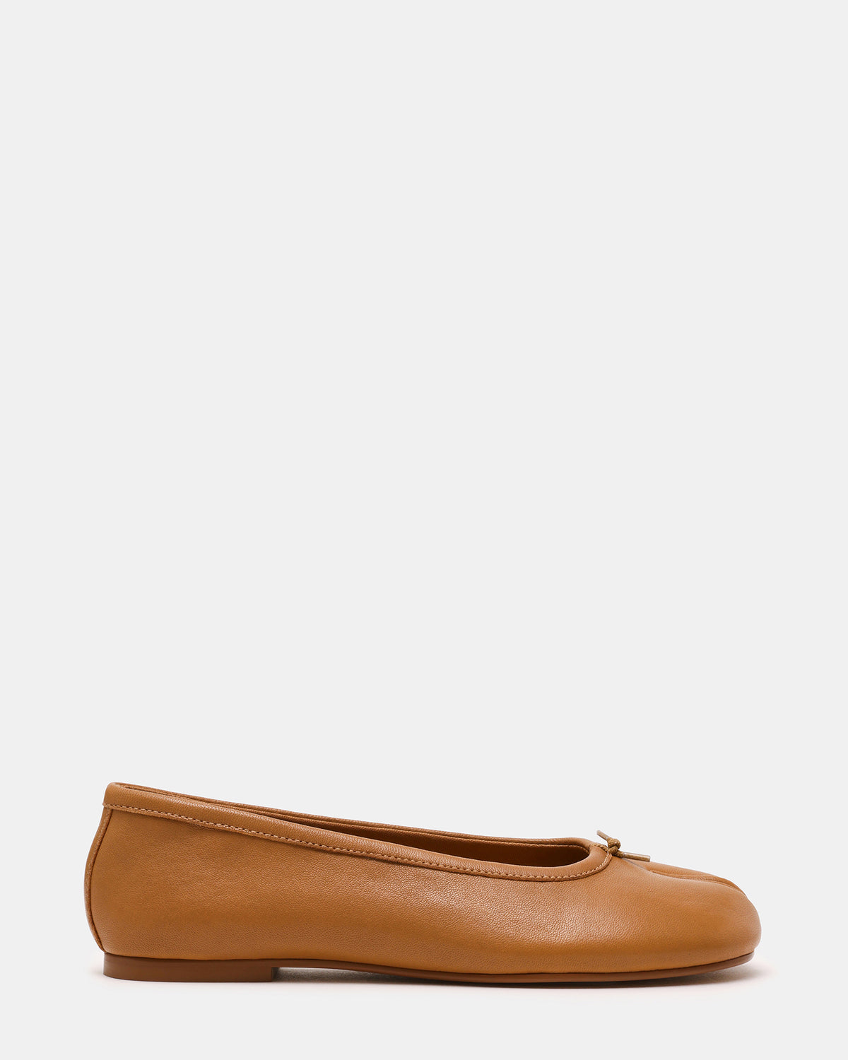 CALICO Tan Leather Split Toe Tabi Women's Ballet Flat | Steve Madden Quality