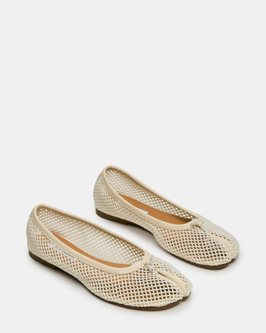 CALICO Bone Mesh Split Toe Tabi Women's Ballet Flat | Steve Madden Classic