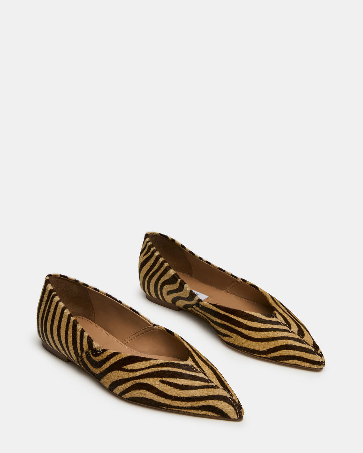 TOVI Tiger Pointed-Toe Ballet Women's Flat | Steve Madden Essential
