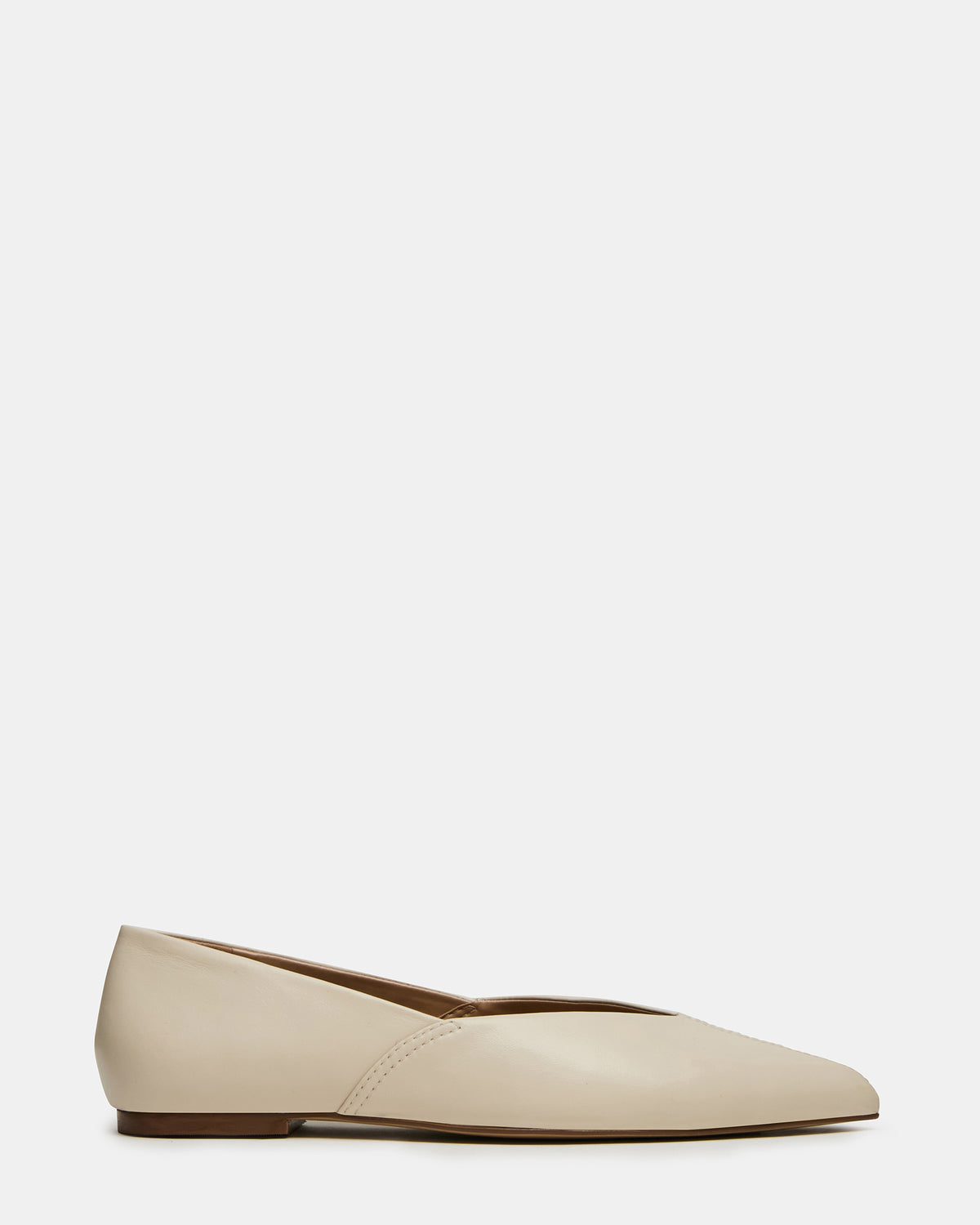 TOVI Bone Leather Pointed-Toe Ballet Women's Flat | Steve Madden Best Price