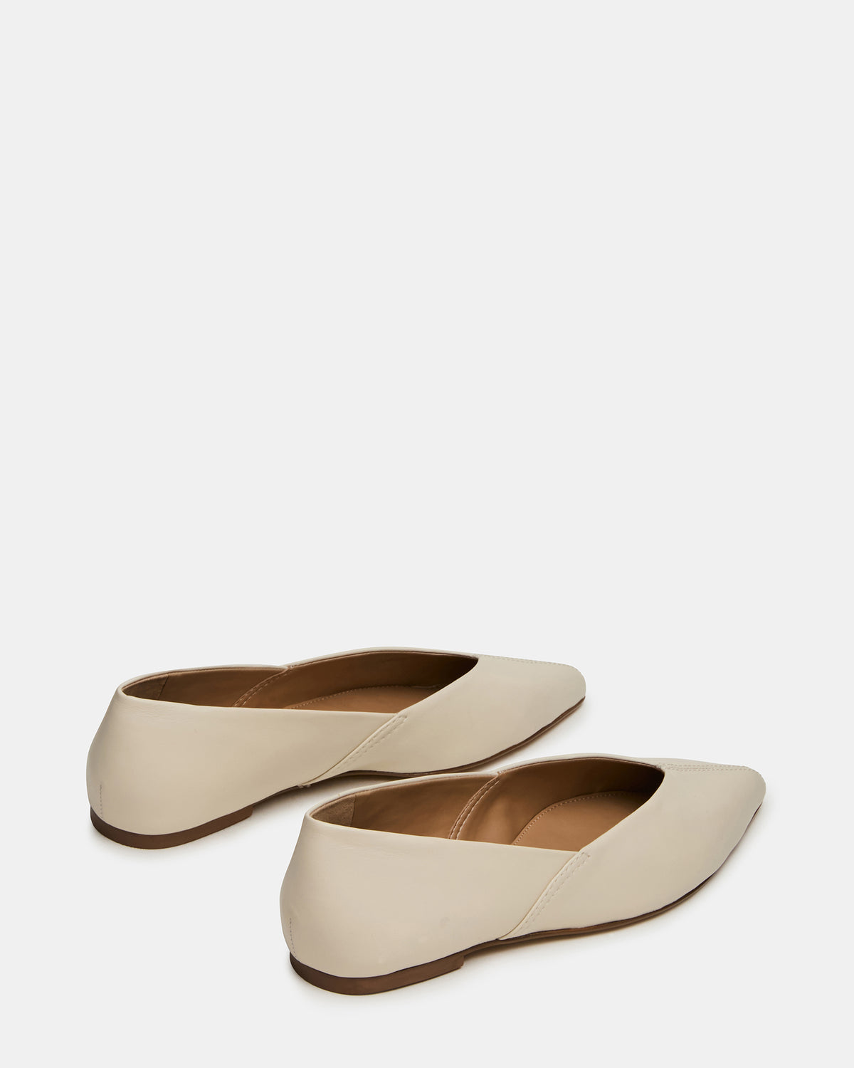 TOVI Bone Leather Pointed-Toe Ballet Women's Flat | Steve Madden Best Price