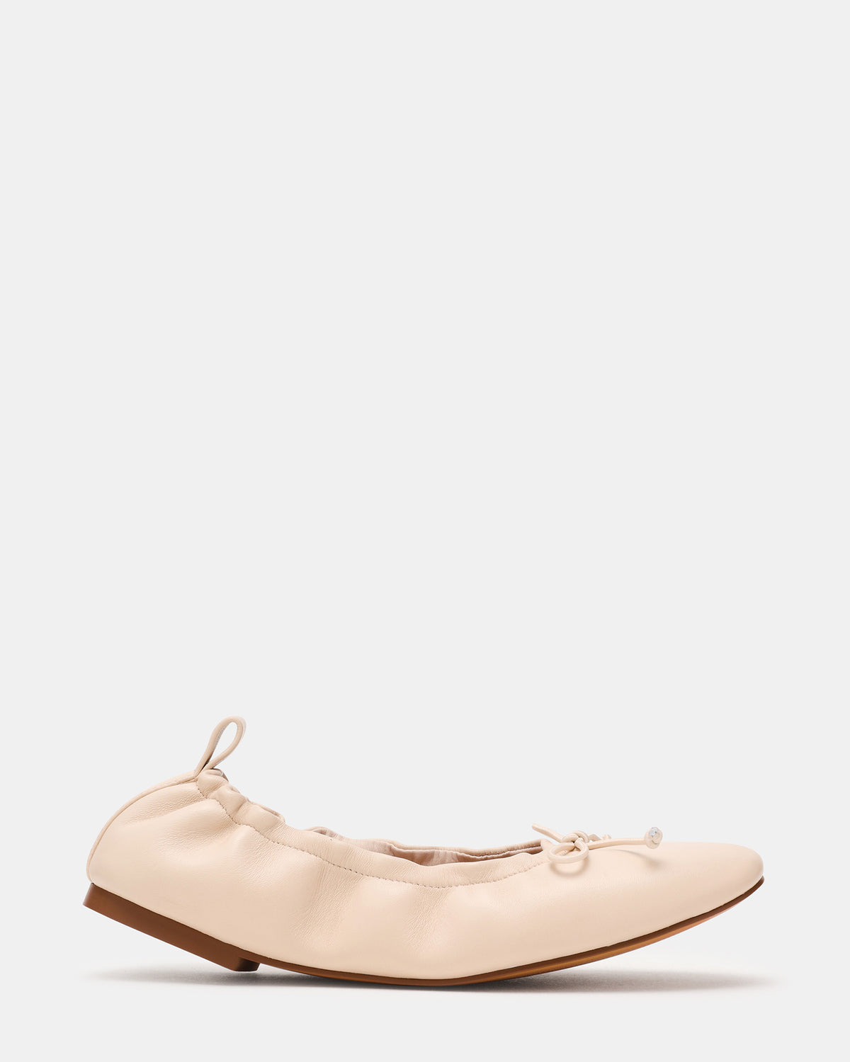 LANTI Bone Leather Bow Round-Toe Women's Flat | Steve Madden Featured