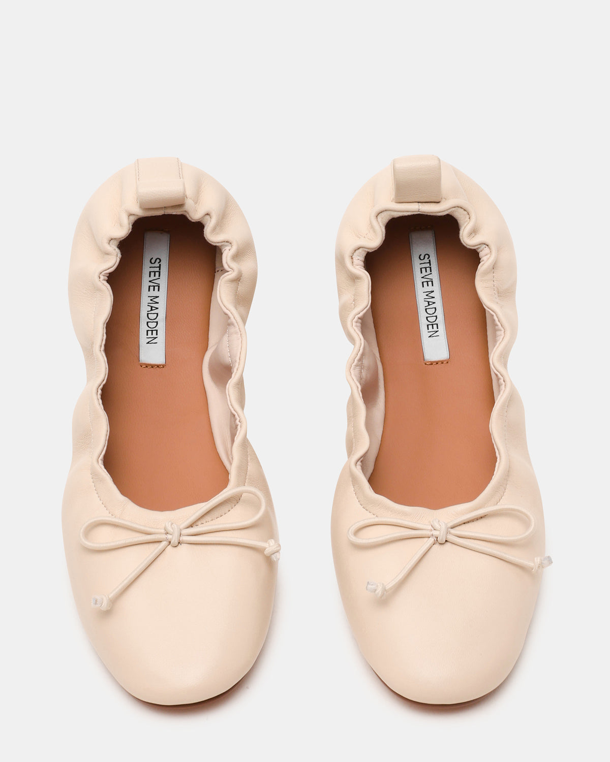 LANTI Bone Leather Bow Round-Toe Women's Flat | Steve Madden Featured