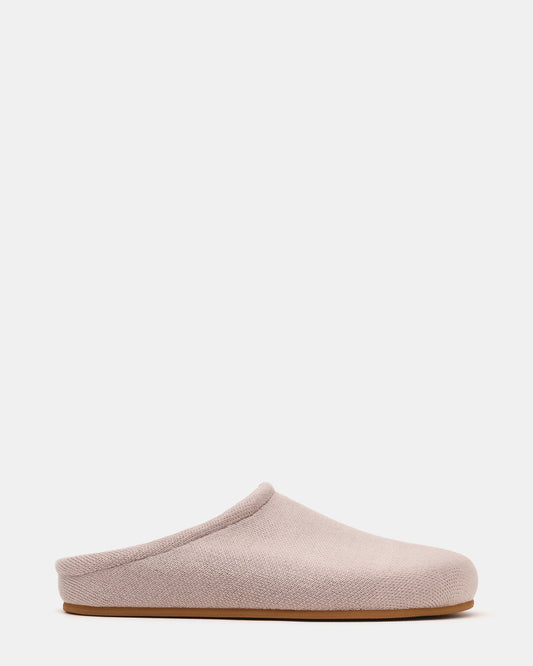 FERN Knit Taupe Mule Slip-On Round-Toe Women's Flat | Steve Madden Featured