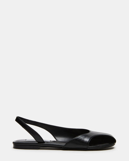 ZEST Black Slingback Cut-Out Round-Toe Women's Flat | Steve Madden Latest
