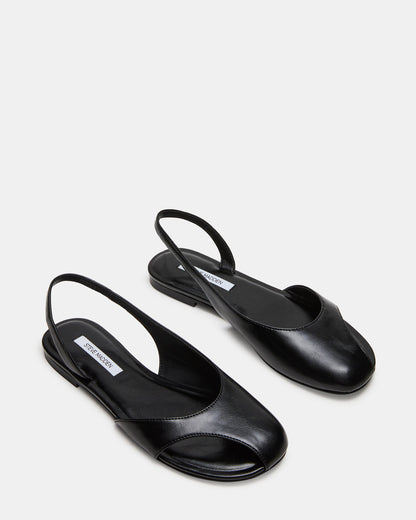 ZEST Black Slingback Cut-Out Round-Toe Women's Flat | Steve Madden Latest