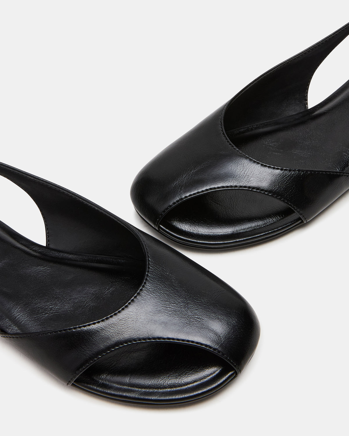 ZEST Black Slingback Cut-Out Round-Toe Women's Flat | Steve Madden Latest