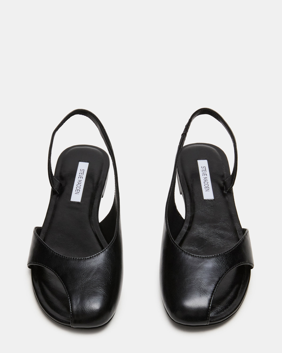 ZEST Black Slingback Cut-Out Round-Toe Women's Flat | Steve Madden Latest