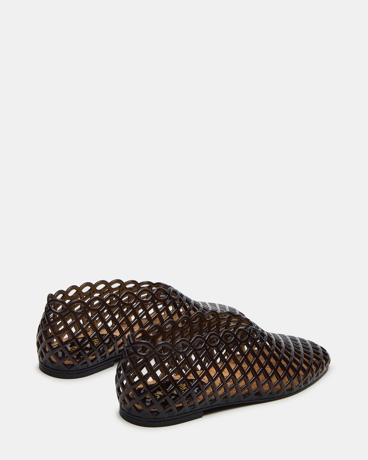 GROVE Black Square-Toe Jelly Women's Flat | Steve Madden Featured