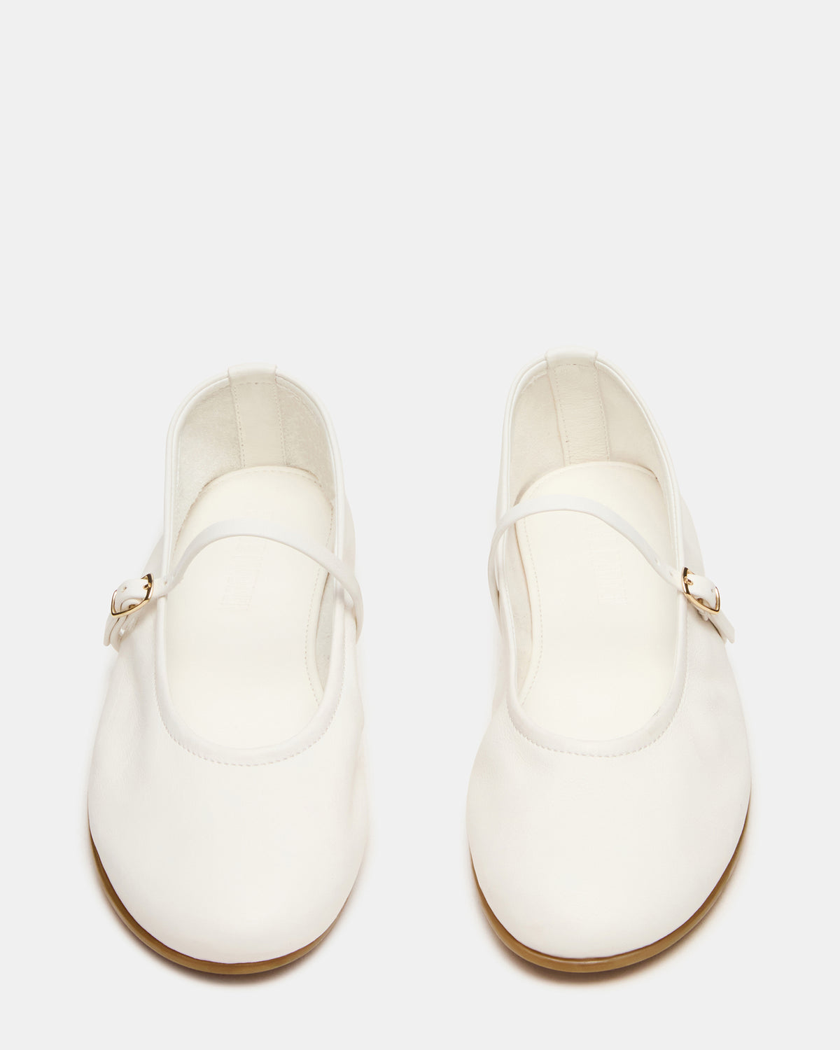 BESETTE Bone Leather Mary Jane Ballet Women's Flat | Steve Madden Featured