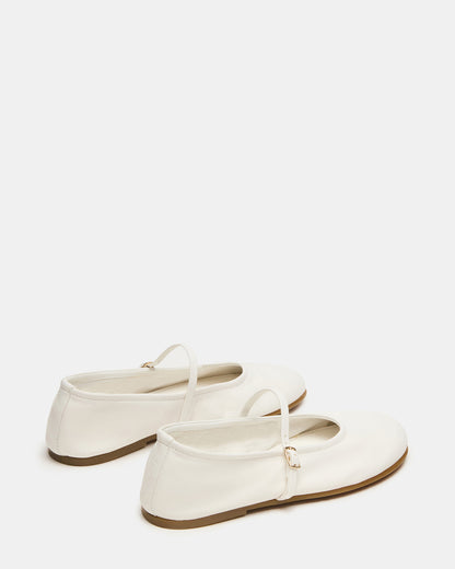 BESETTE Bone Leather Mary Jane Ballet Women's Flat | Steve Madden Featured