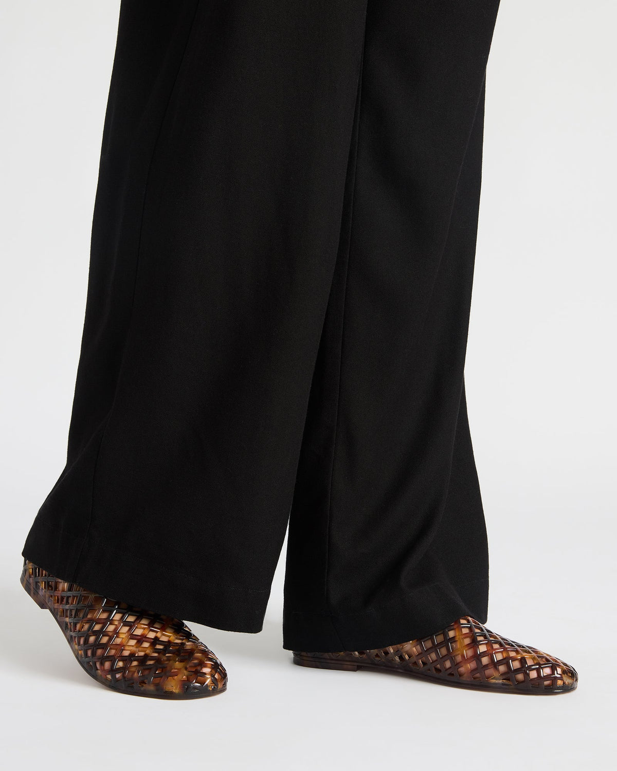 GROVE Tortoise Square-Toe Jelly Women's Flat | Steve Madden Special Offer