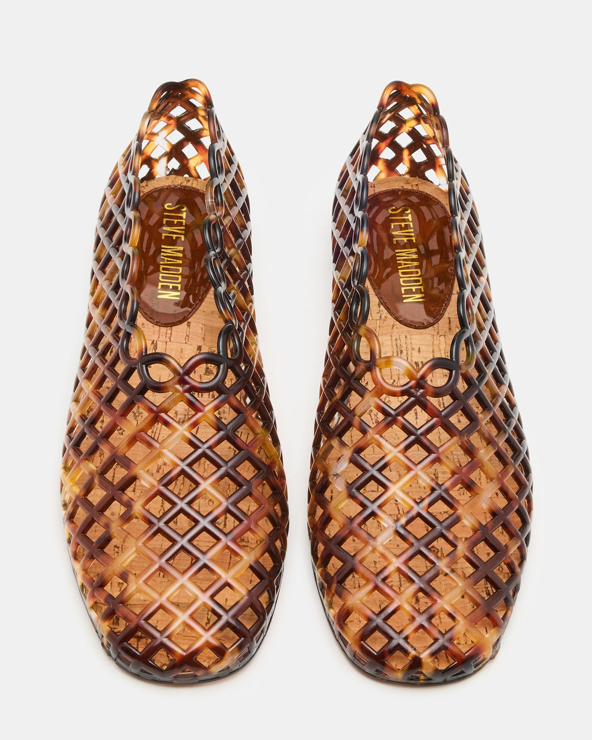 GROVE Tortoise Square-Toe Jelly Women's Flat | Steve Madden Special Offer