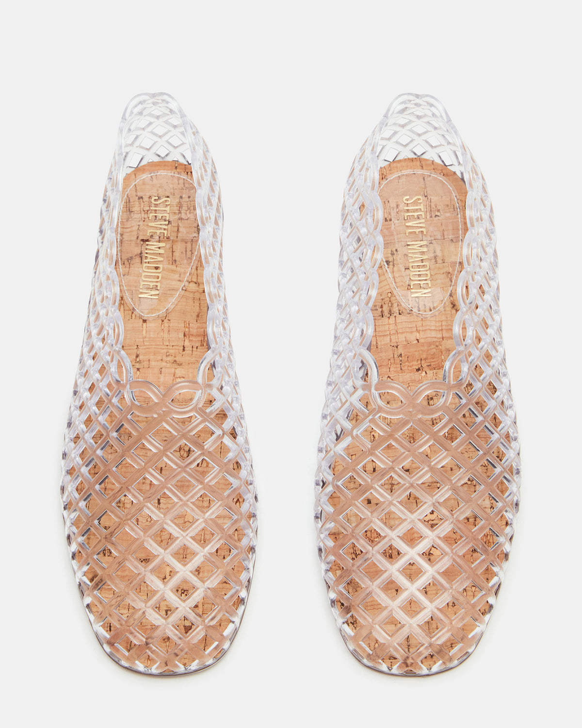GROVE Clear Square-Toe Jelly Women's Flat | Steve Madden Deals