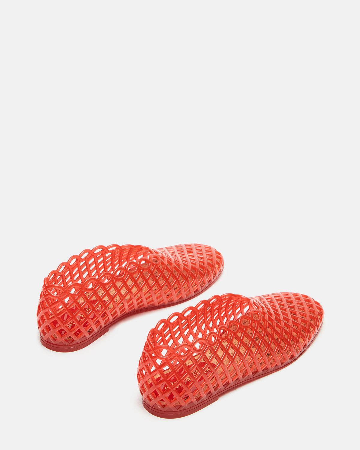GROVE Red Square-Toe Jelly Women's Flat | Steve Madden Featured