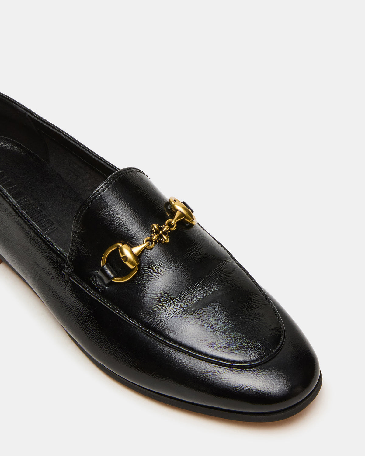 GRAFTON Black Leather Women's Loafer | Steve Madden Featured