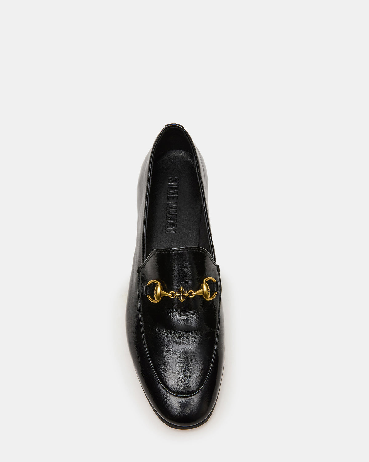 GRAFTON Black Leather Women's Loafer | Steve Madden Featured