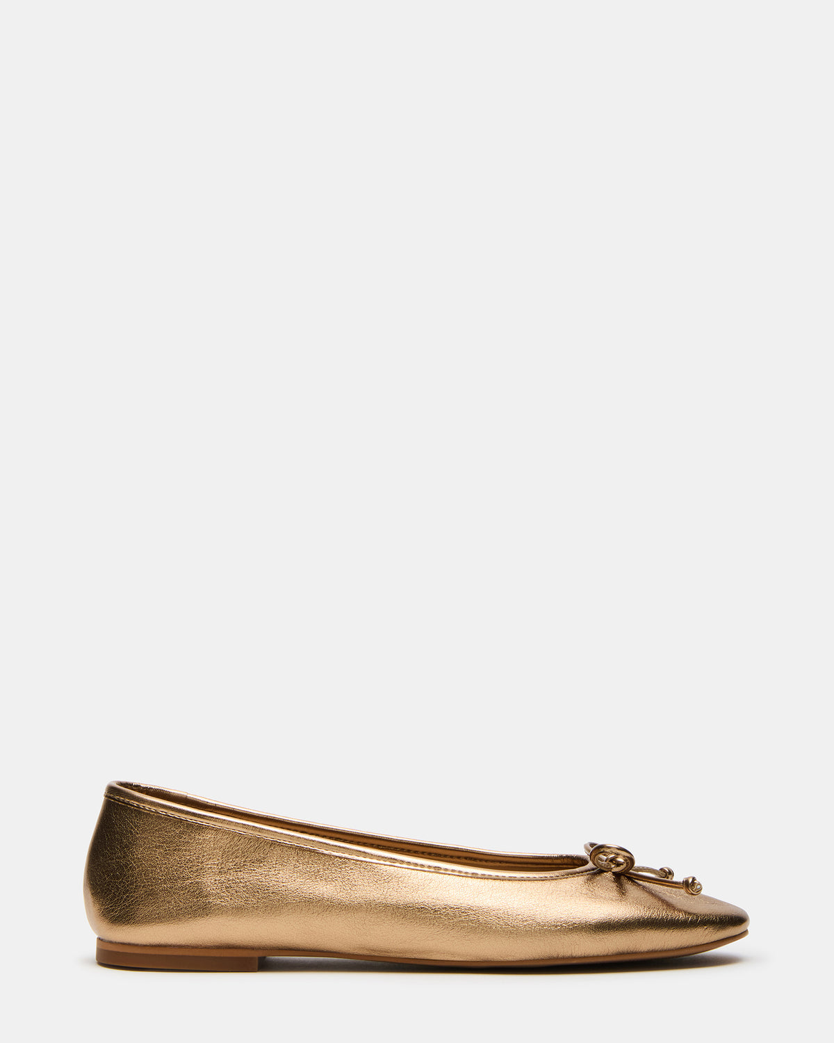 VIXEN Gold Women's Ballet Flats | Steve Madden Everyday
