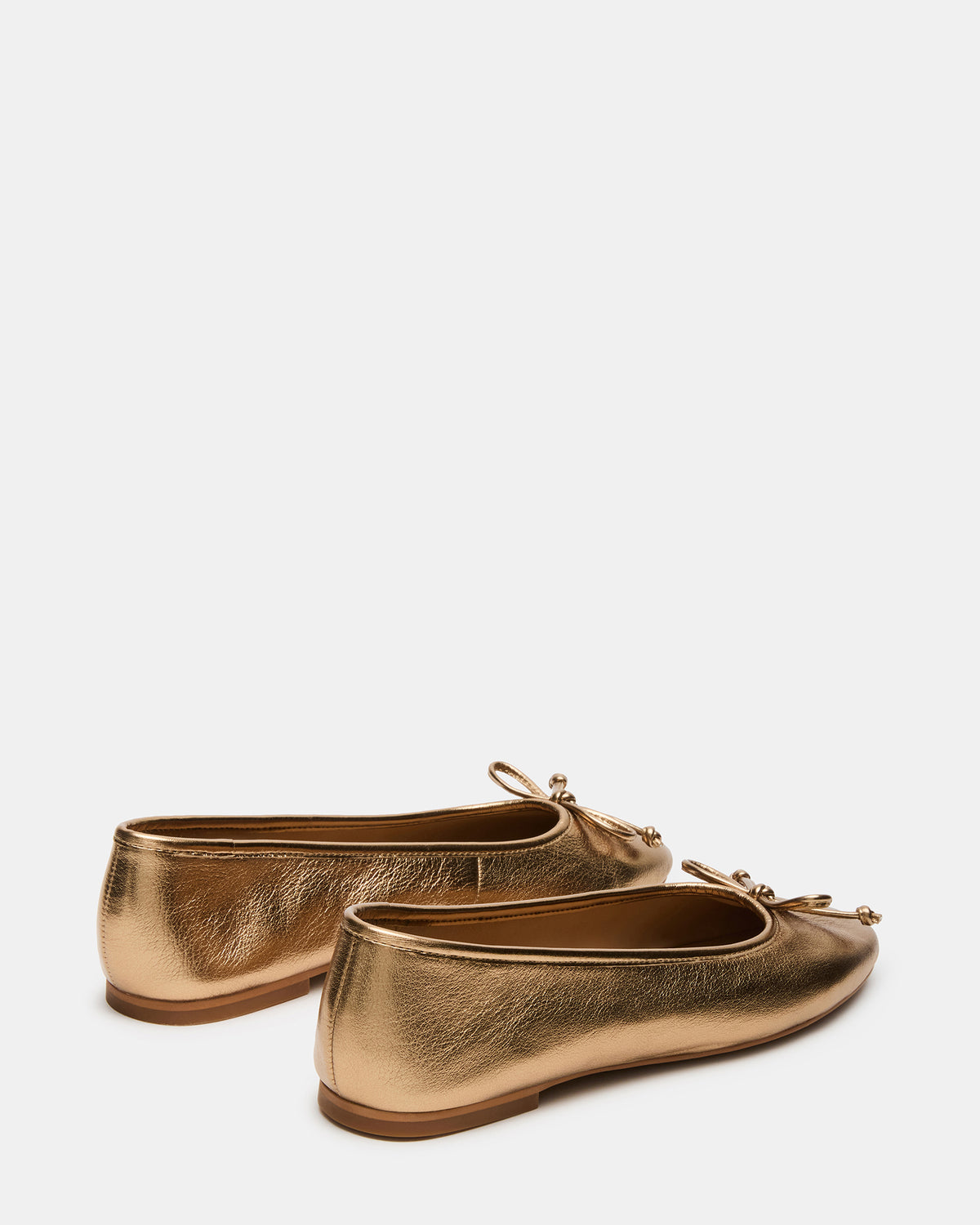 VIXEN Gold Women's Ballet Flats | Steve Madden Everyday