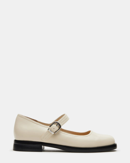 DELANCY Bone Leather Women's Mary Jane Flats | Steve Madden Great Value