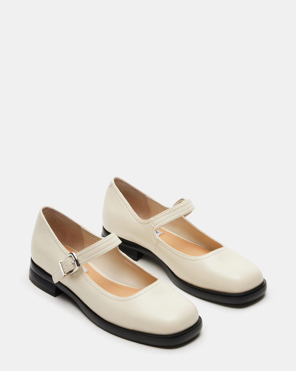 DELANCY Bone Leather Women's Mary Jane Flats | Steve Madden Great Value