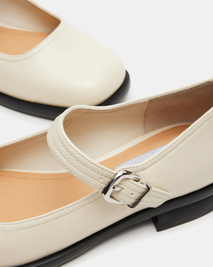 DELANCY Bone Leather Women's Mary Jane Flats | Steve Madden Great Value