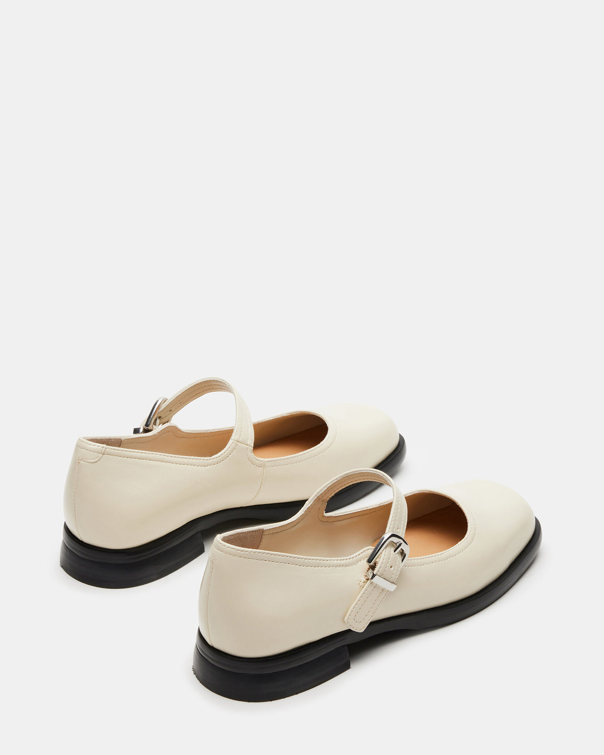 DELANCY Bone Leather Women's Mary Jane Flats | Steve Madden Great Value