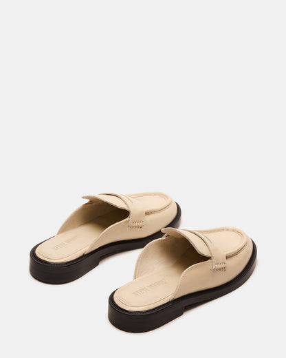 MULBERRY Bone Leather Women's Slip-On Mule Flat | Steve Madden Deals
