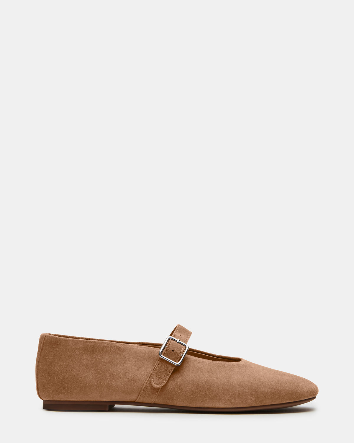 DREAMING Taupe Suede Women's Mary Jane Flats | Steve Madden Everyday