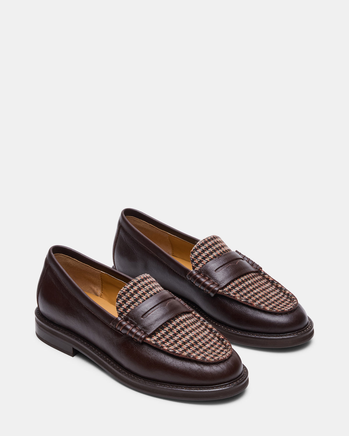 MADISON Brown Multi Women's Penny Loafer | Steve Madden Best Seller