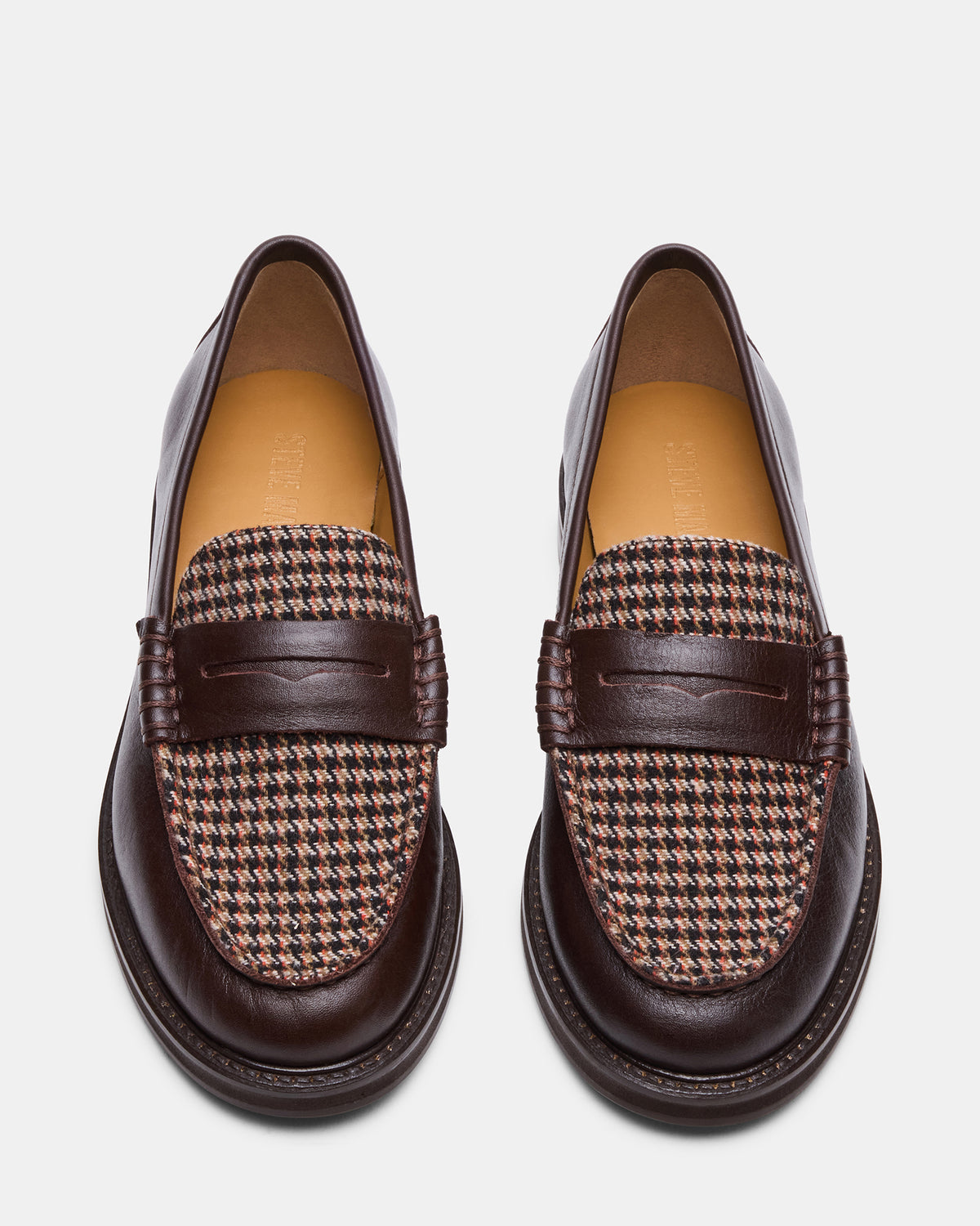 MADISON Brown Multi Women's Penny Loafer | Steve Madden Best Seller