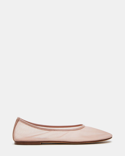 MEADOW Blush Mesh Women's Ballet Flats | Steve Madden Exclusive