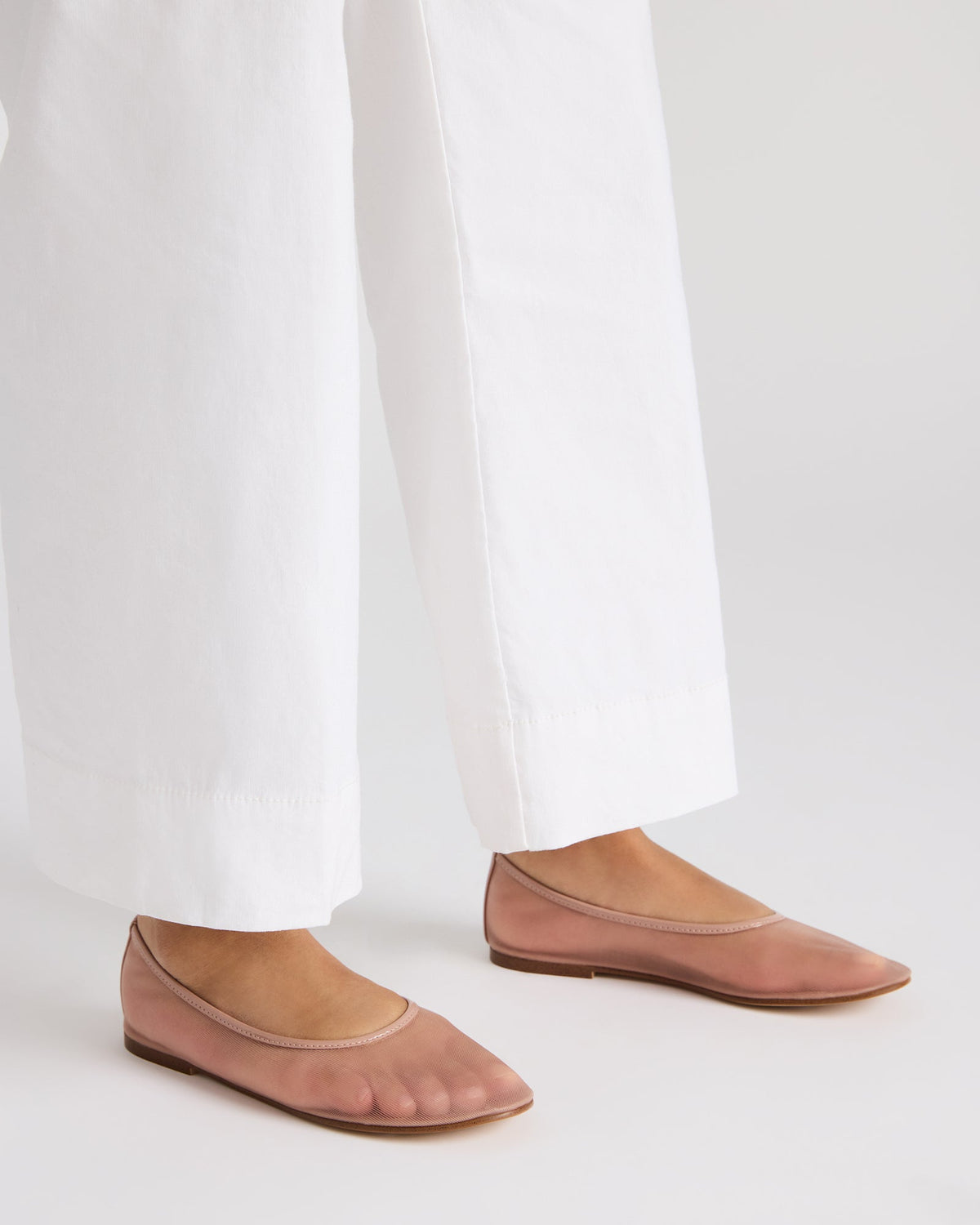 MEADOW Blush Mesh Women's Ballet Flats | Steve Madden Exclusive